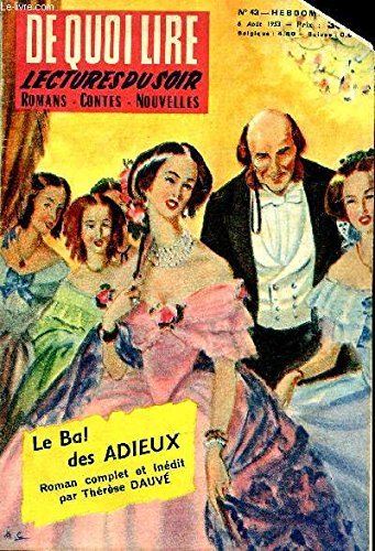 Couverture Le Bal des adieux
